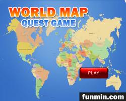 world map quest game