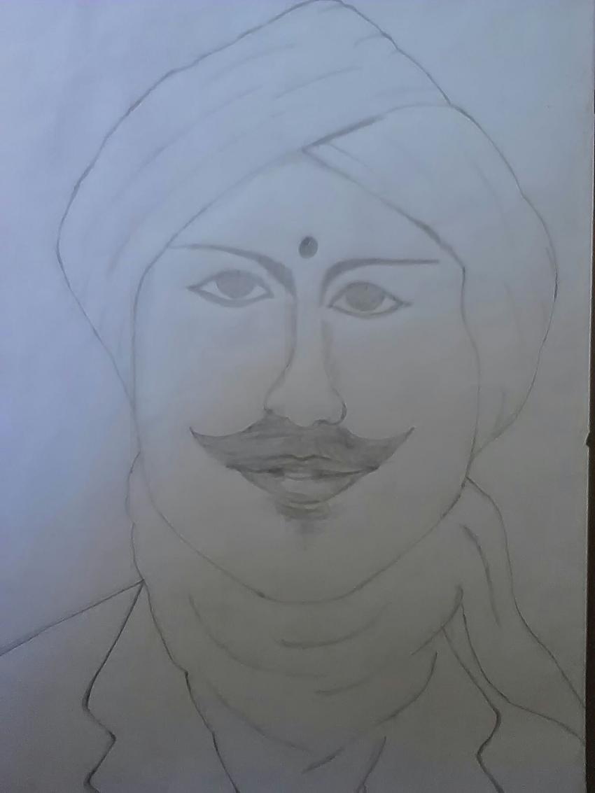 இதயம் விஜய் ஓவியம்