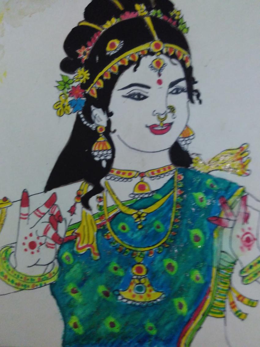 பிருந்தா நித்யானந்த் ஓவியம்