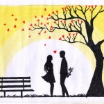 புத்தாண்டின் முதல் ஓவியம் என் காதலுக்காக 