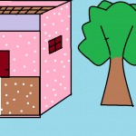 வீடு மற்றும் மரம் 