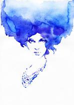 நீல மயிர்