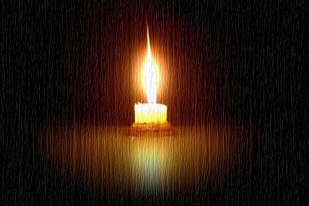 நீரின் மீது மெழுகுவர்த்தி