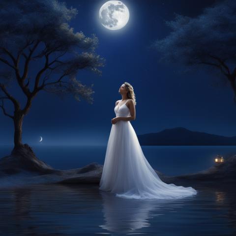 நீலவிழிப்  பூமி நிலா